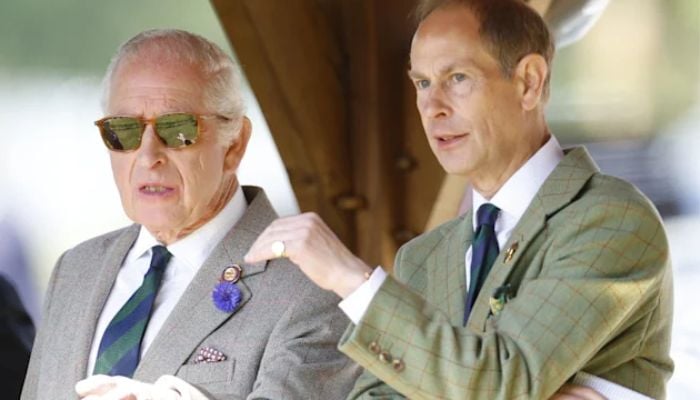 King Charles appears in high spirits as Prince Edward set to leave UK