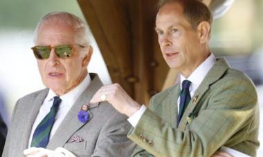 King Charles appears in high spirits as Prince Edward set to leave UK