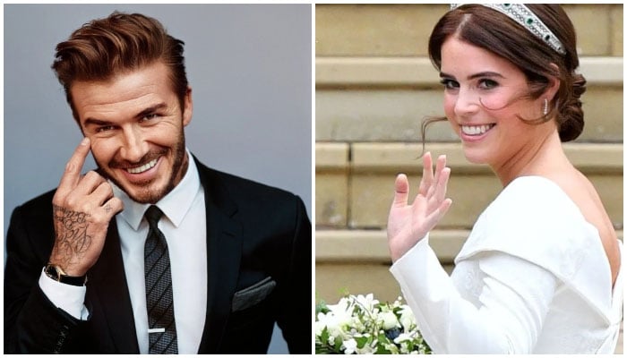 David Beckham reacts to Princess Eugenie’s new role