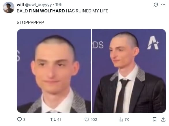 Finn Wolfhard debuts bold transformation ahead of Stranger Things final season