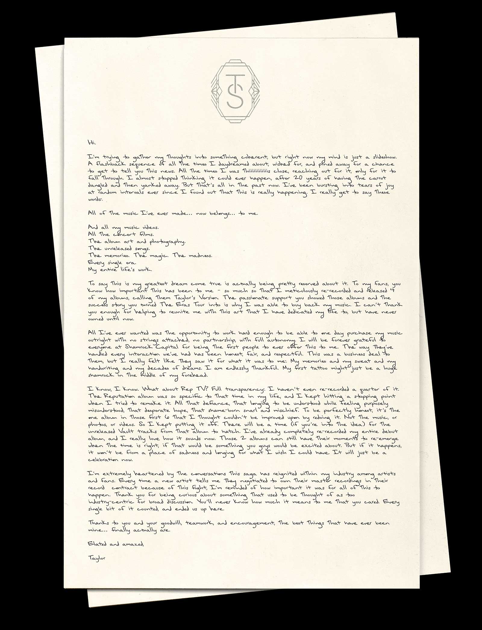 Taylor Swift pays shocking amount to take back her master recordings: Source