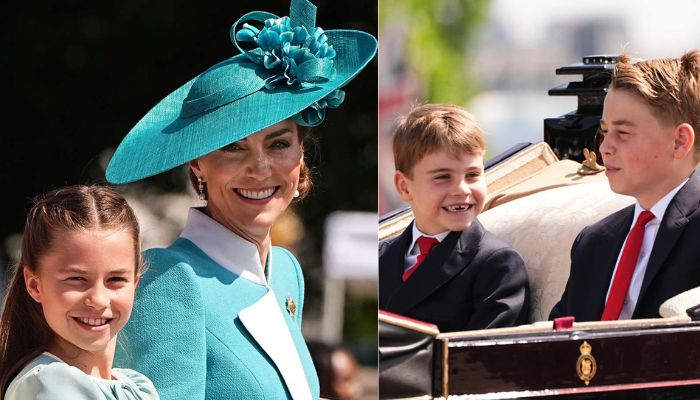 Prince George, Princess Charlotte, Prince Louis coordinated outfits with their parents