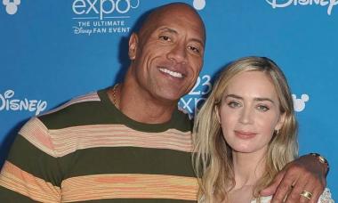 How Emily Blunt helped Dwayne Johnson in The Smashing Machine journey