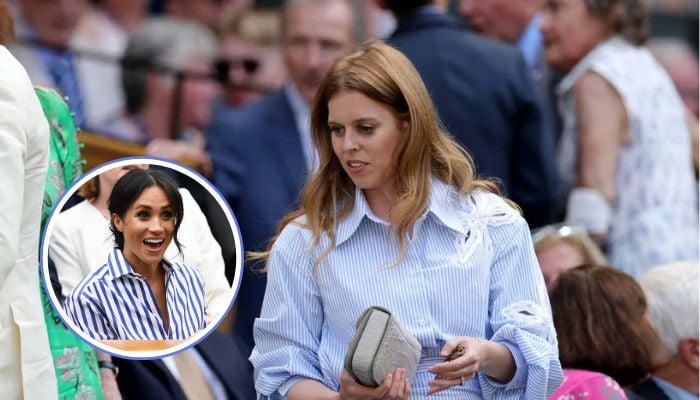 Princess Beatrice joined mother Sarah Ferguson at Wimbledon