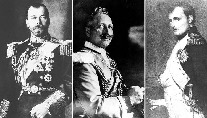Fall of royal dynasties around the world