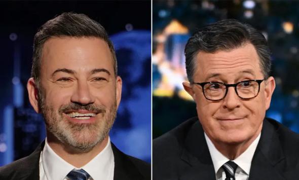 Jimmy Kimmel lends support to Stephen Colbert following 'The Late Show' cancellation