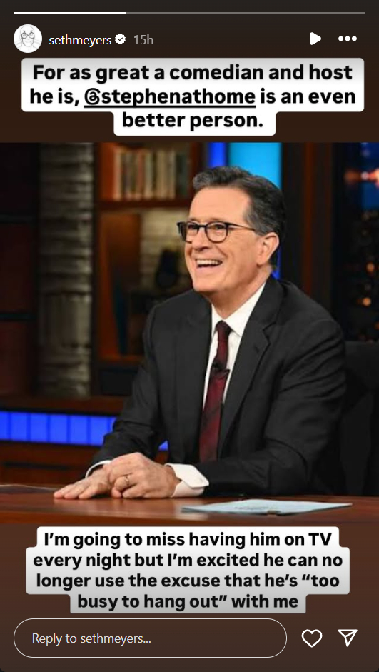 Stephen Colbert show cancellation stirs passionate reactions from celebrities, politicians