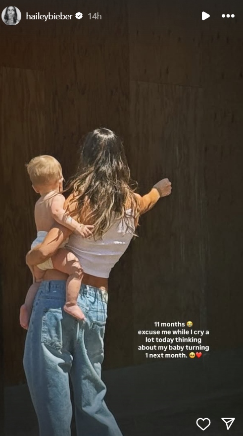 Hailey Bieber marks son Jack Blues milestone with heartfelt note