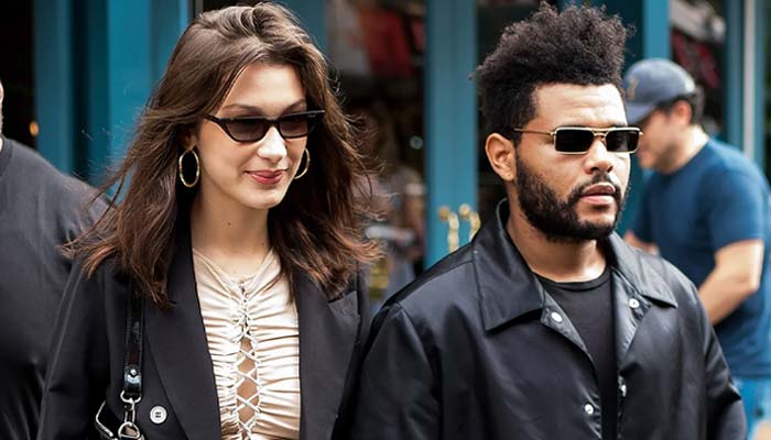 The Weeknd and Bella Hadid were seen holding hands while celebrating her birthday in 2018.