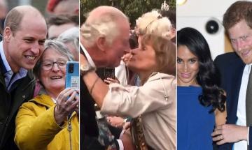 Selfies, smooches, and special gestures — Inside royal family’s protocol breaking spree