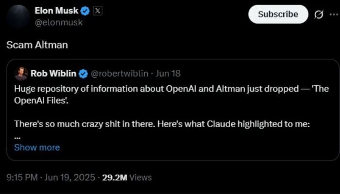 7 times Elon Musk and Sam Altman mocked each other online
