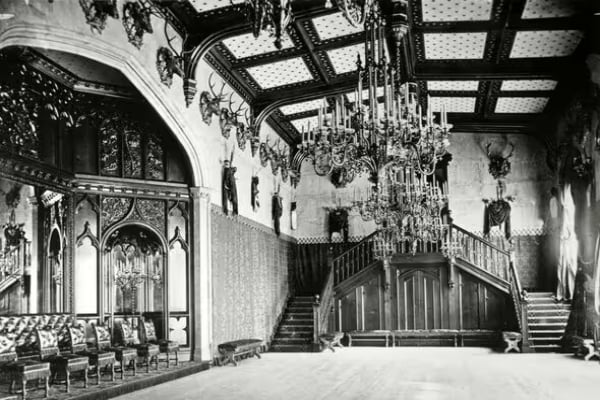 The Balmoral ballroom during Queen Victorias time/Getty Images