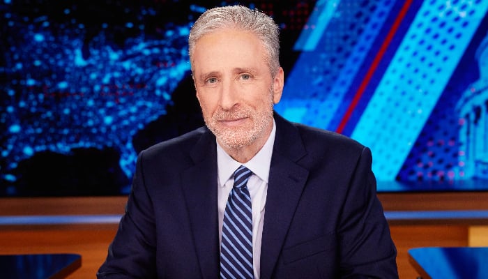 The Daily Show star Jon Stewart and actress Tatiana Maslany support Jimmy Kimmel