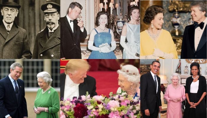 Most influential US presidents hosted by the royal family