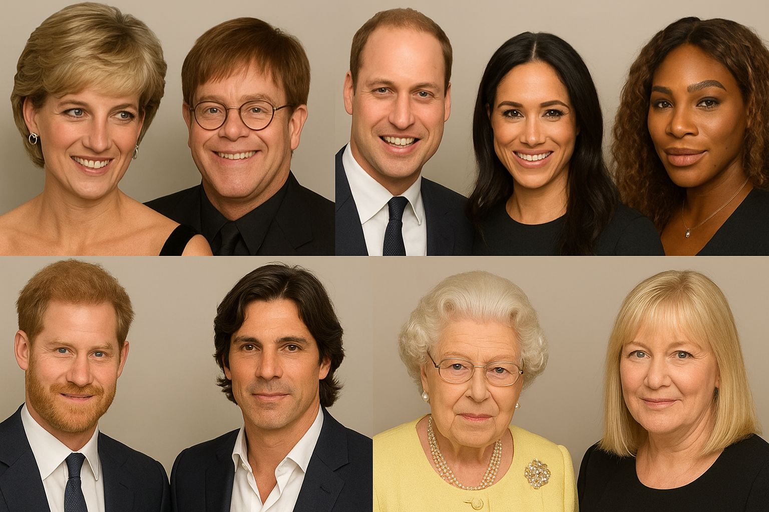 When Royals and celebrities became friends