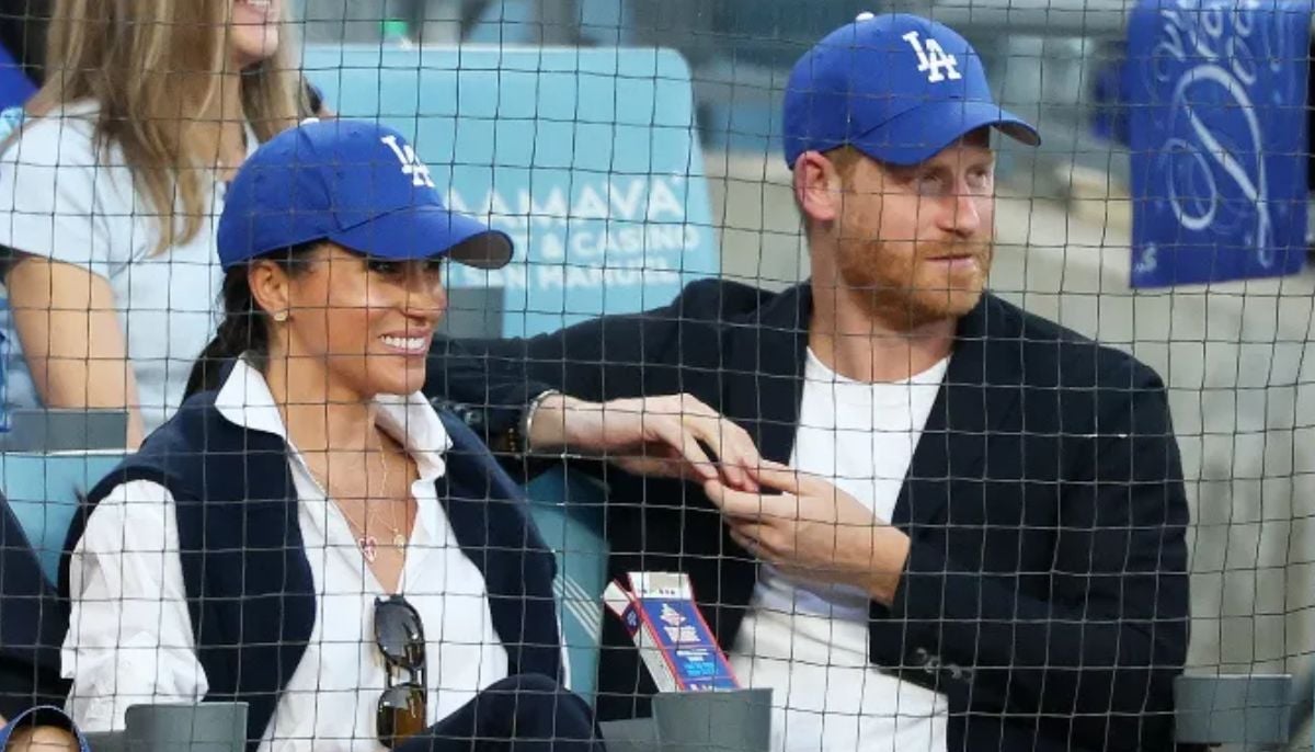 Prince Harry, Meghan Markle enjoy date night at the World Series game
