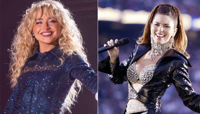 Sabrina Carpenter and Shania Twain set ACL stage blazing with iconic performance
