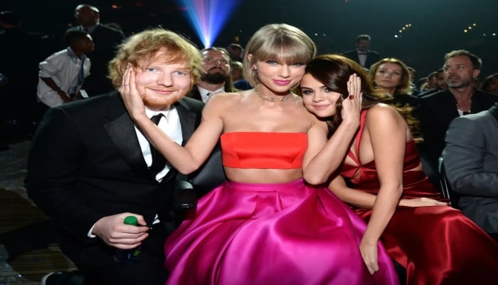 Taylor Swift spills on catching up with Ed Sheeran at Selena Gomez and Benny Blanco’s wedding