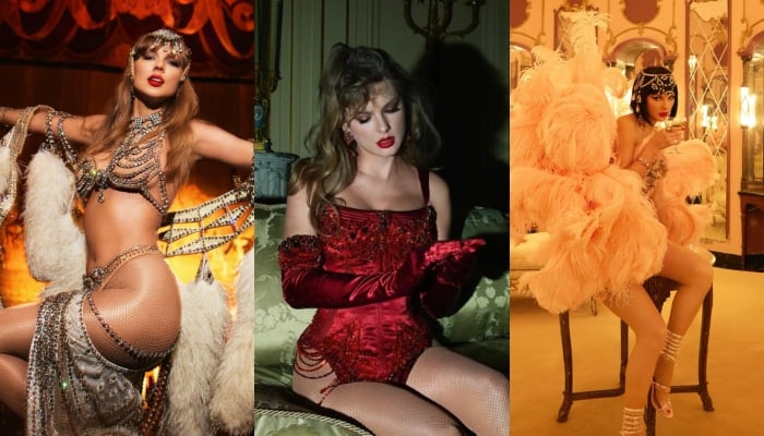 All bombshells looks from The Life of a Showgirl