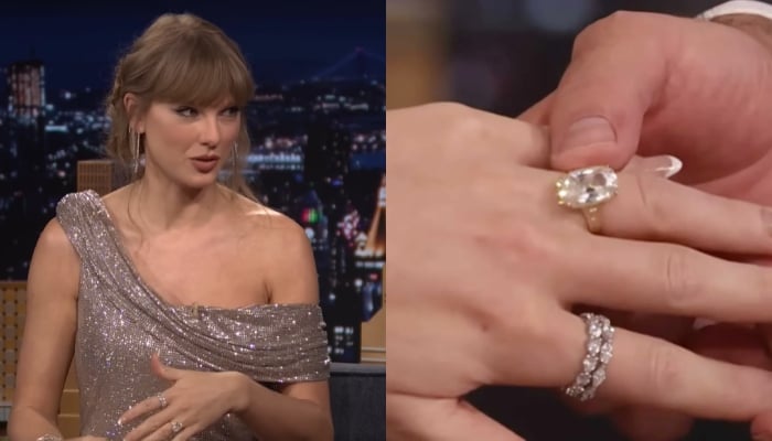Taylor Swift seems ready to be a bride, flaunting diamond bands weeks after engagement