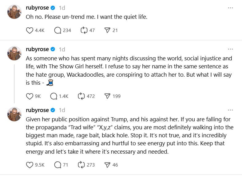 Taylor Swift’s ‘The Life of a Showgirl’ has been slammed as conservative by few fans