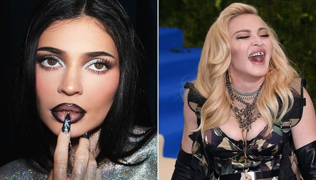 Kylie Jenner mirrors Madonnas reign of fashion statement
