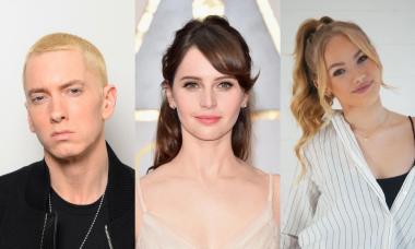 Celebrity Birthdays on October 17th - Eminem, Felicity Jones, Freya Skye born today