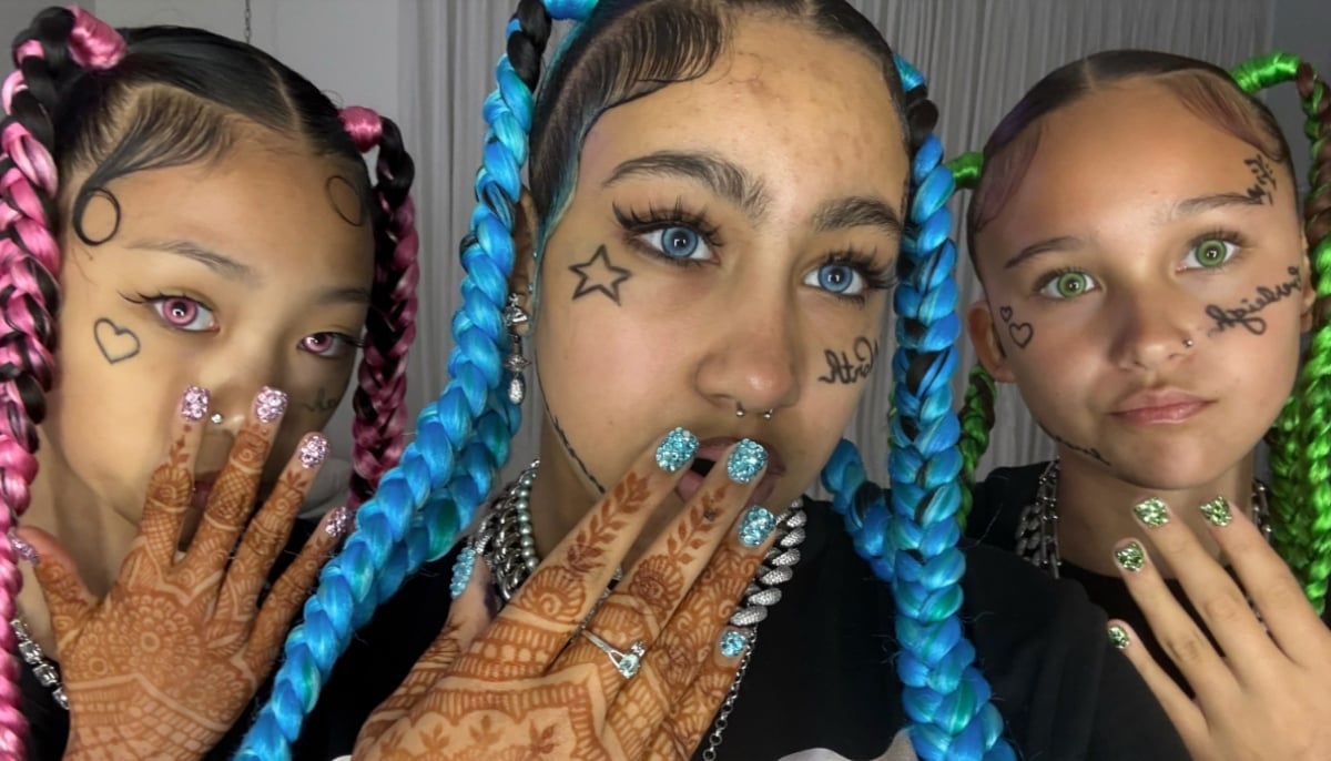 North West shows off bold new look following the footsteps of mom and aunts