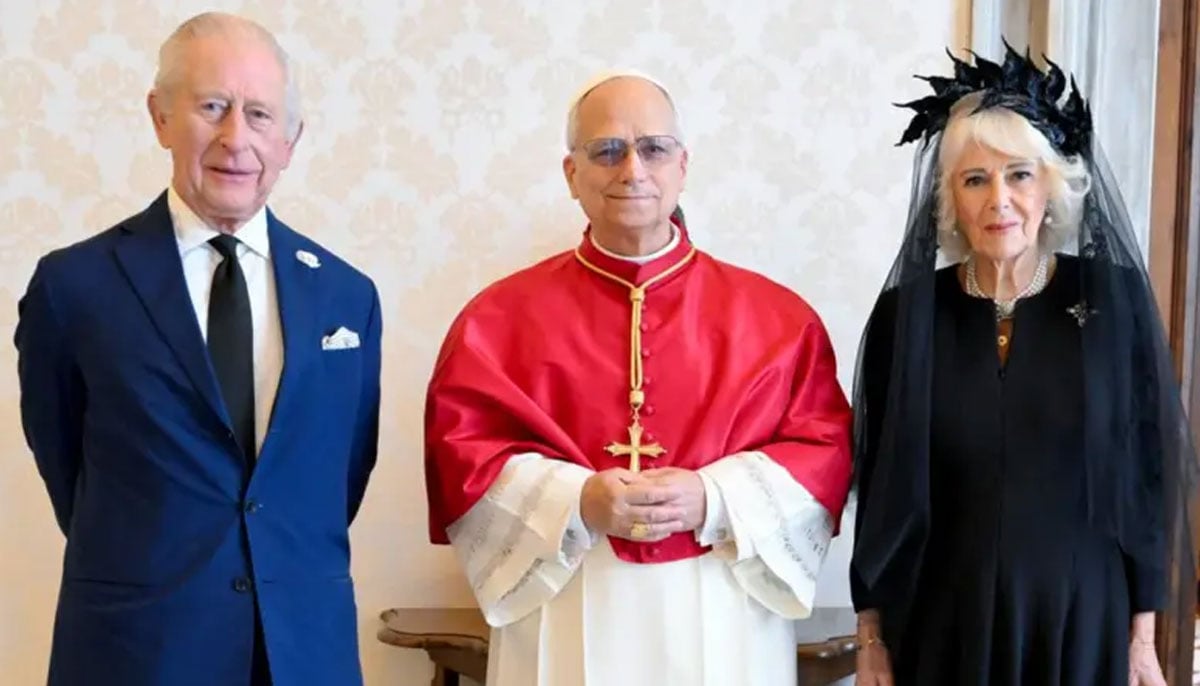 King Charles, Queen Camilla meet Pope Leo