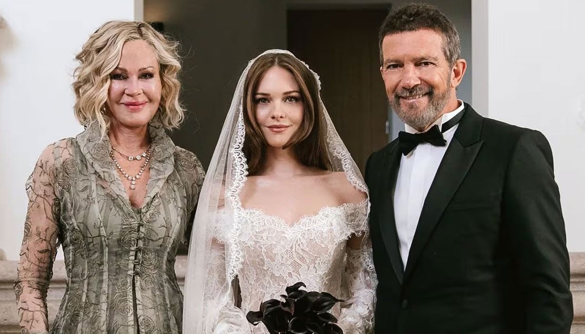 Melanie Griffith and Antonio Banderas’ daughter’s gothic wedding sparks buzz — fans can’t stop talking about the flowers