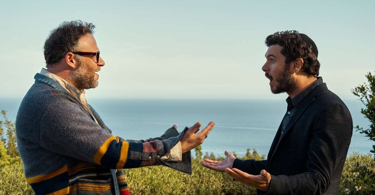 Adam Brody spills on Seth Rogen’s wild improv in Nobody Wants This
