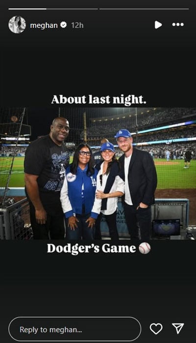 Meghan Markle smartly shuts down public backlash against her and Prince Harry’s seats during Dodgers game