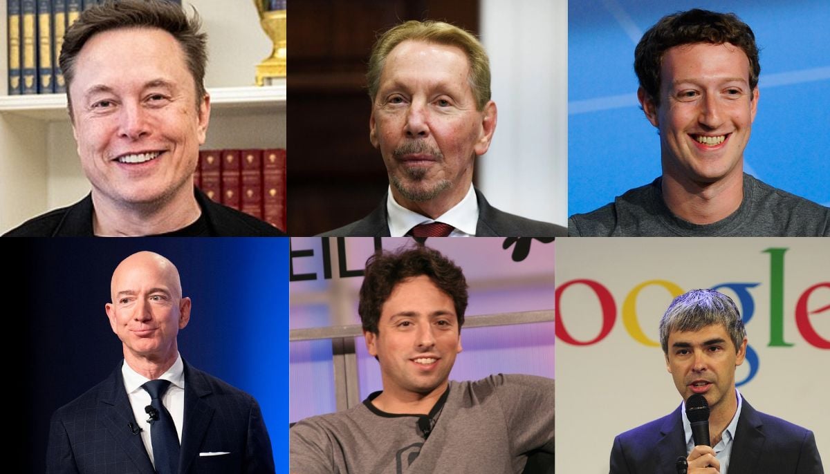 Tech billionaires whose net worth exceeds $200 billion