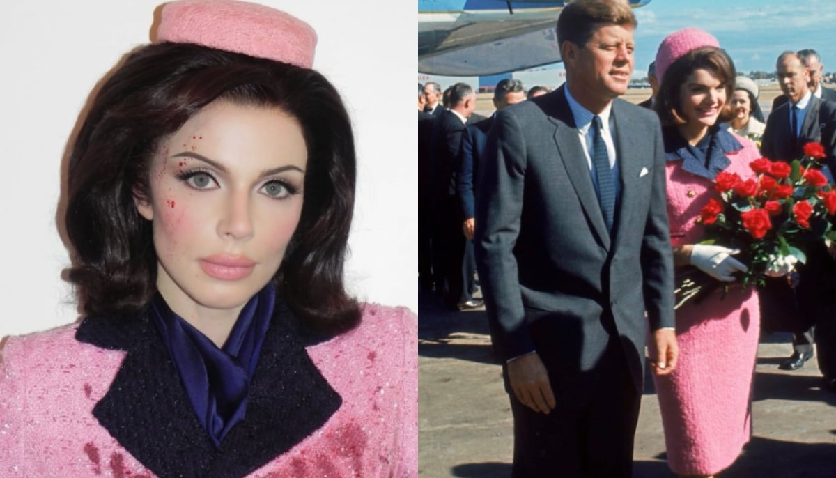 Julia Fox faces backlash for bloody Jackie Kennedy Halloween costume