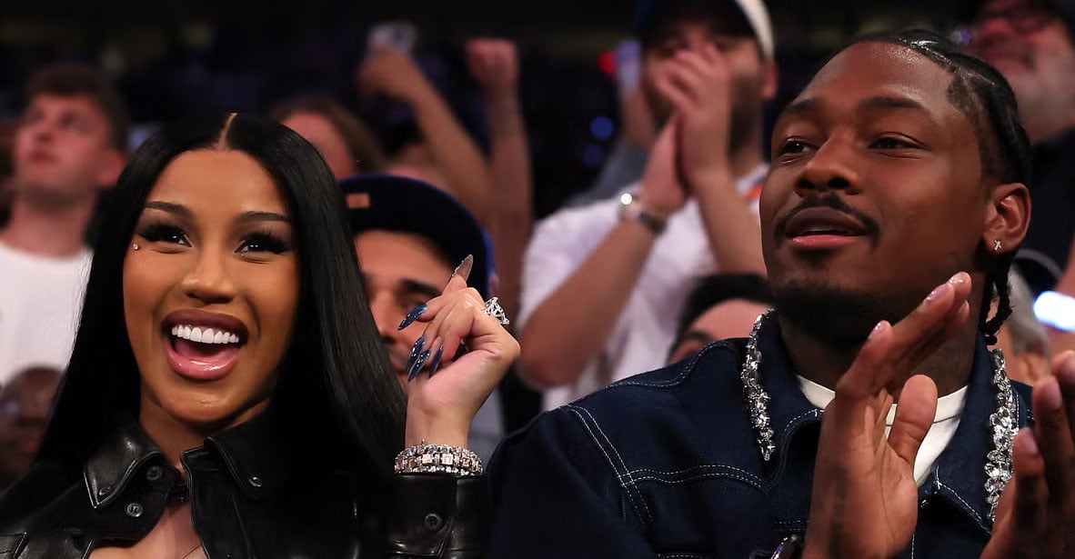 Cardi Bs boyfriend exposed as models babys father amid rappers pregnancy