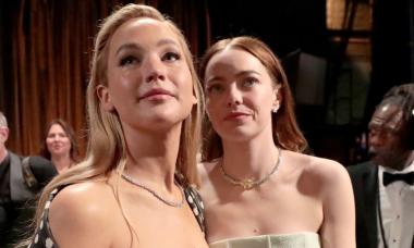 Jennifer Lawrence reacts to best friend Emma Stone's historic double Oscar victory