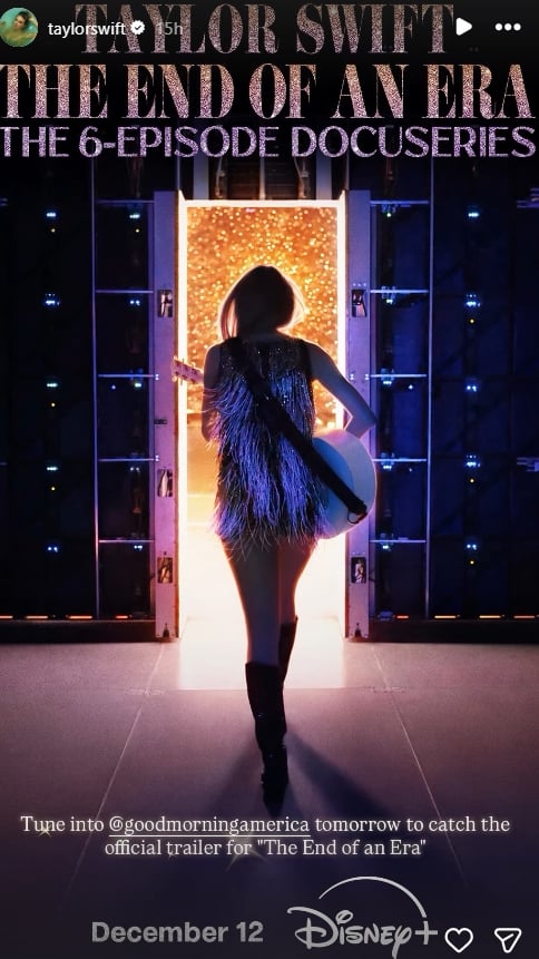 Taylor Swift thrills fans with sneak peak of upcoming documentary