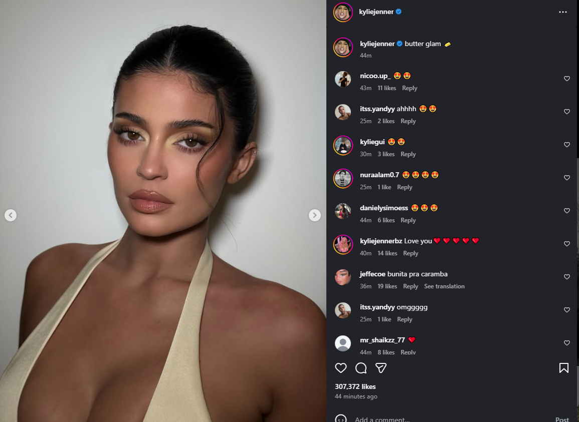 Credit: Kylie Jenners Instagram post