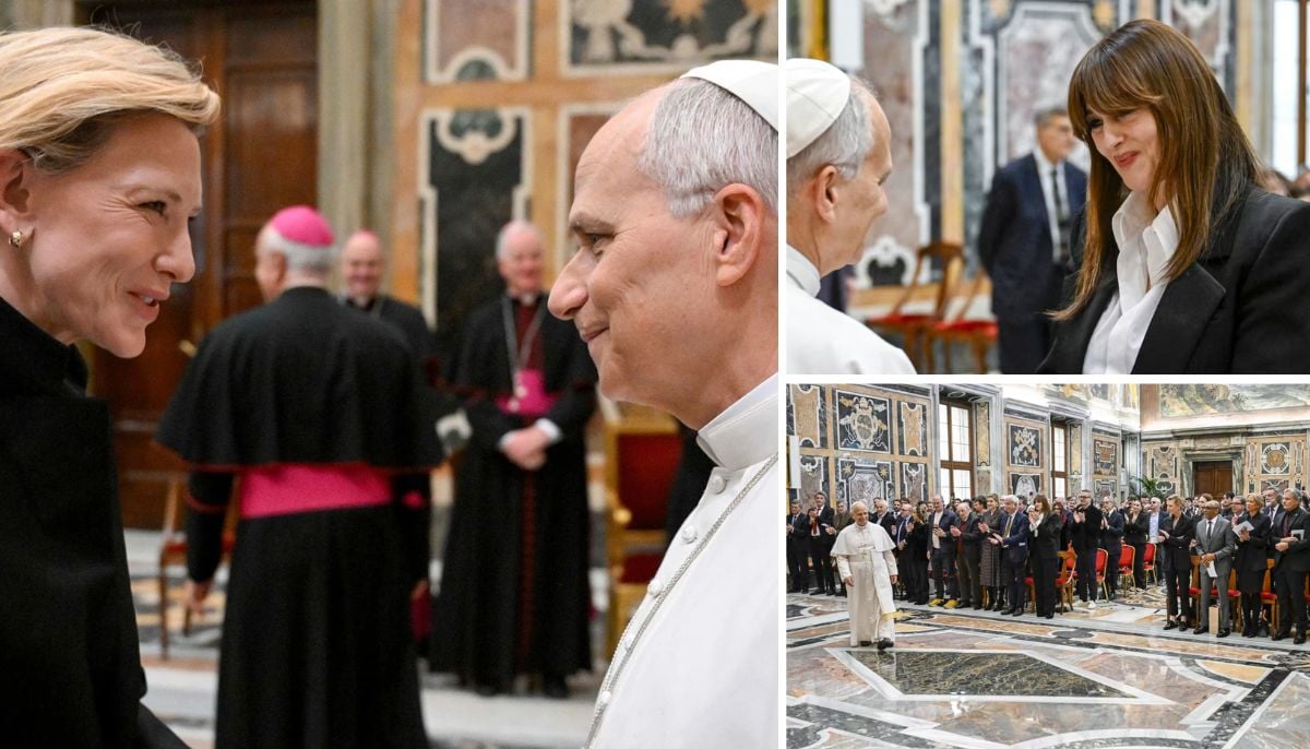 Cate Blanchett, Monica Bellucci, and more join Pope Leo to celebrate cinema