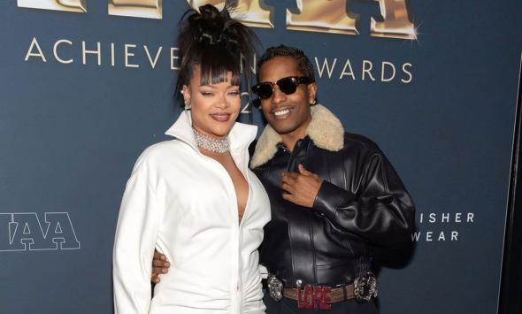 Rihanna, A$AP Rocky slay their dinner date in monochrome looks