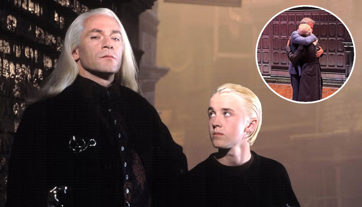 ‘Harry Potter’ reunion: Jason Isaacs, Tom Felton reconnect at Broadway’s ‘Cursed Child’ performance