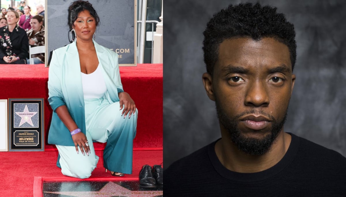 Boseman awarded Walk of Fame star as widow leads tribute