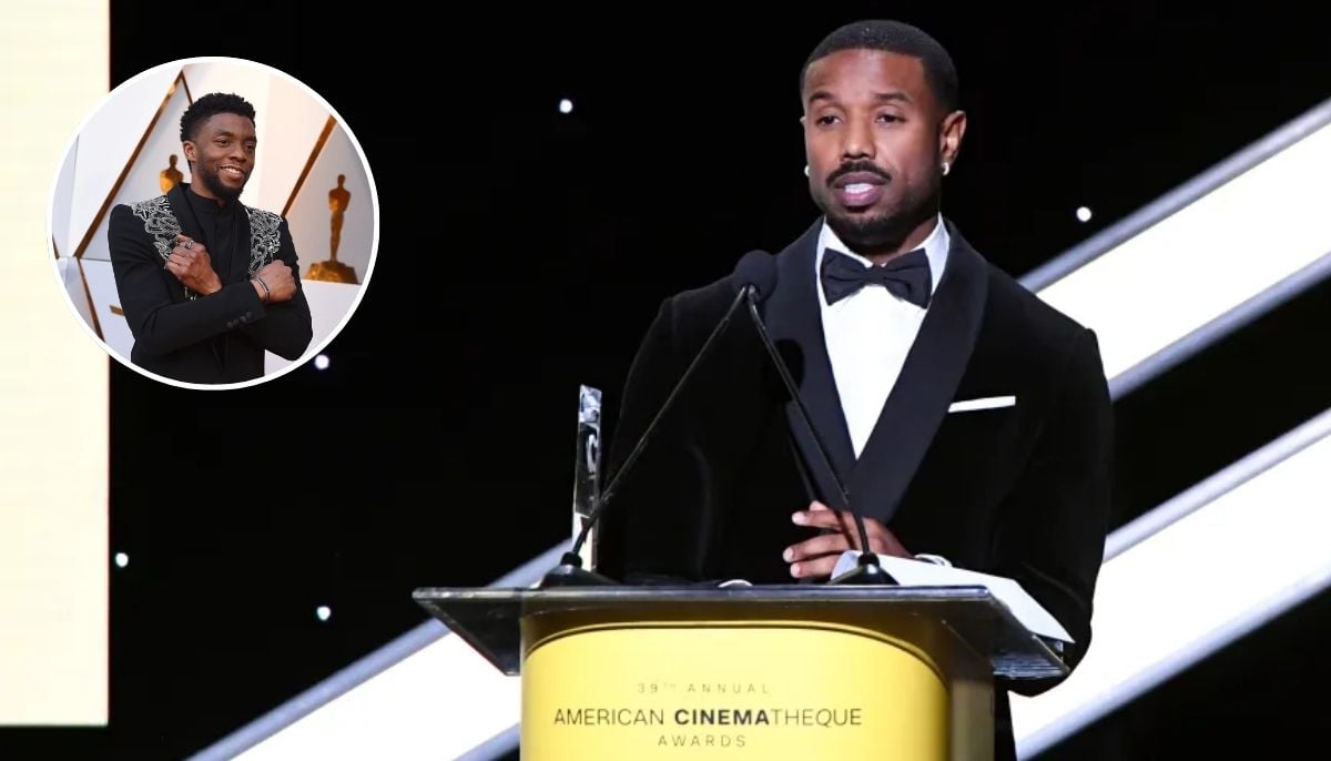 Michael B. Jordan emotionally accepts American Cinematheque honour, remembers late co-star Chadwick Boseman