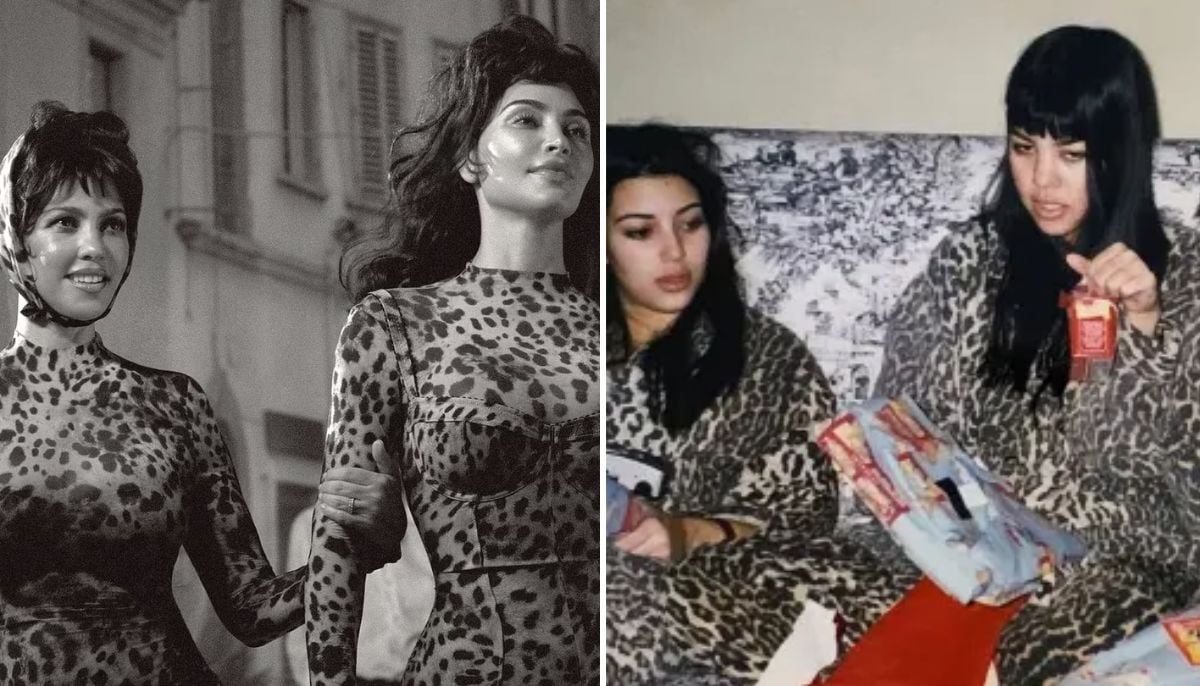 Kourtney Kardashian references collab with Kim Kardashian’s SKIMS in timely throwback