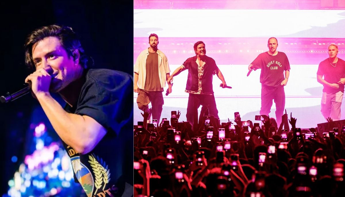 Big Time Rush star Logan Henderson rushed to the hospital after on-stage injury