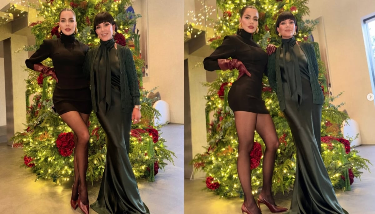 Kris Jenner serves holiday glam with a Martini in Khloé Kardashian’s festive photo dump