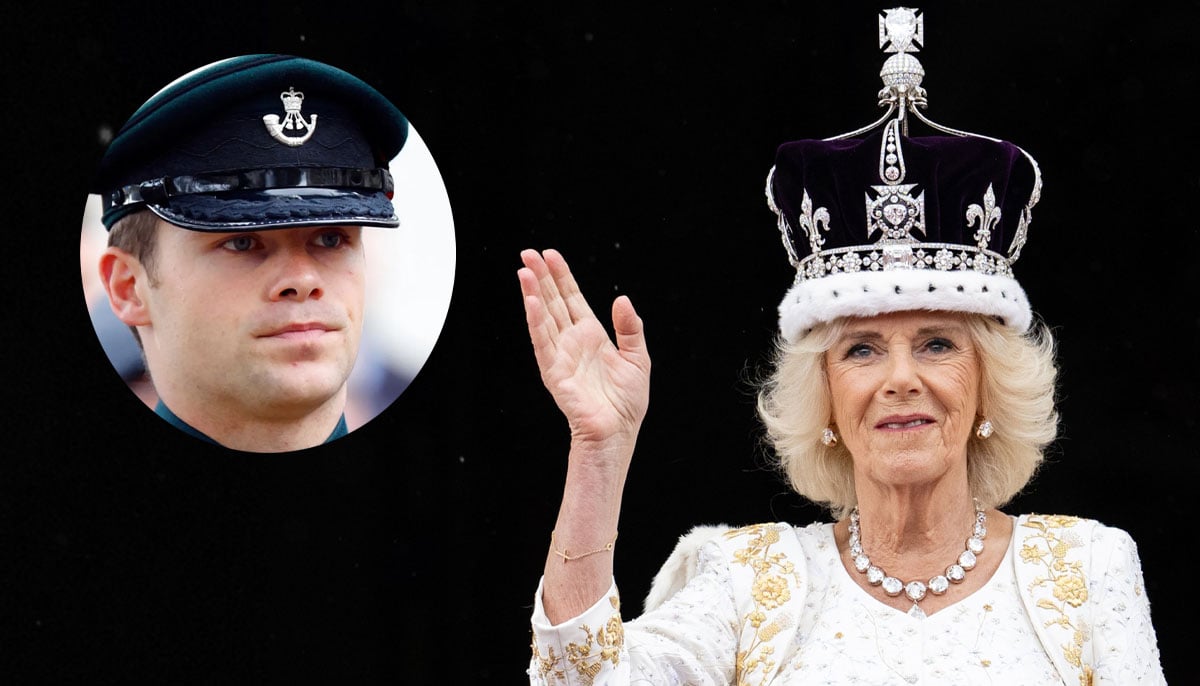 Queen Camilla bids farewell to good looking Equerry Major Ollie Plunket