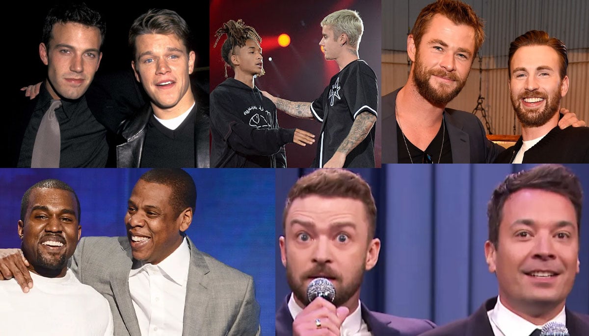 Jaw-dropping Hollywood bromances will leave you in awe