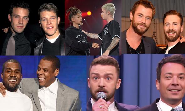 Jaw-dropping Hollywood bromances will leave you in awe