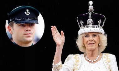 Queen Camilla bids farewell to good looking Equerry Major Ollie Plunket